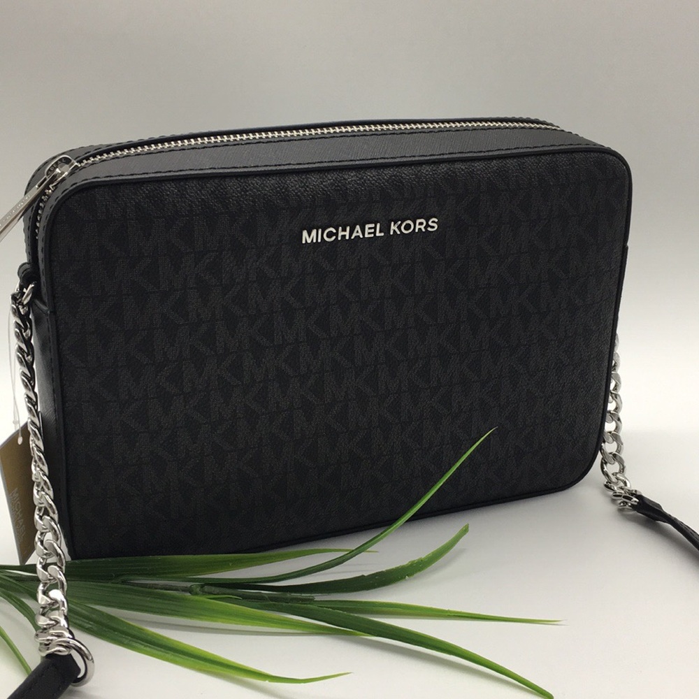 MICHAEL KORS LG EW CROSSBODY Bag Black - Picture 5 of 8